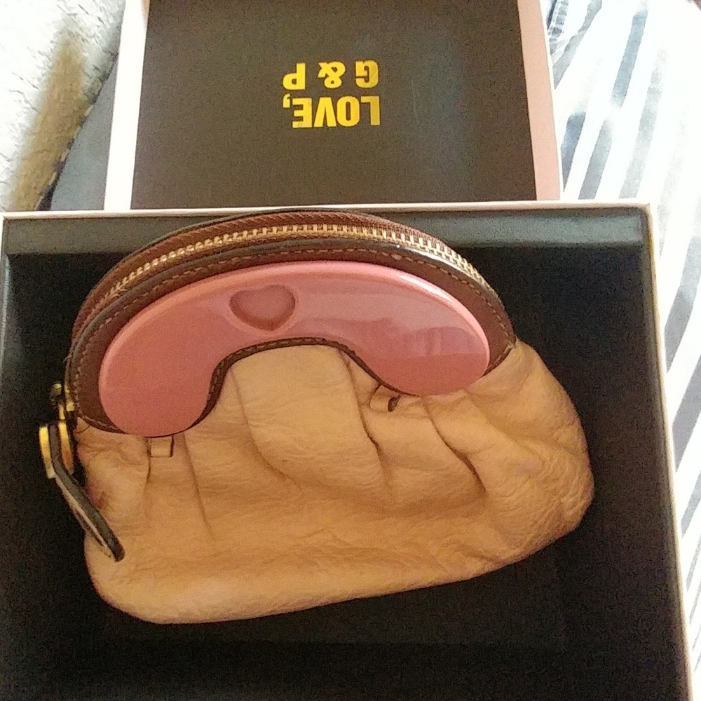 Juicy Couture leather wristlet